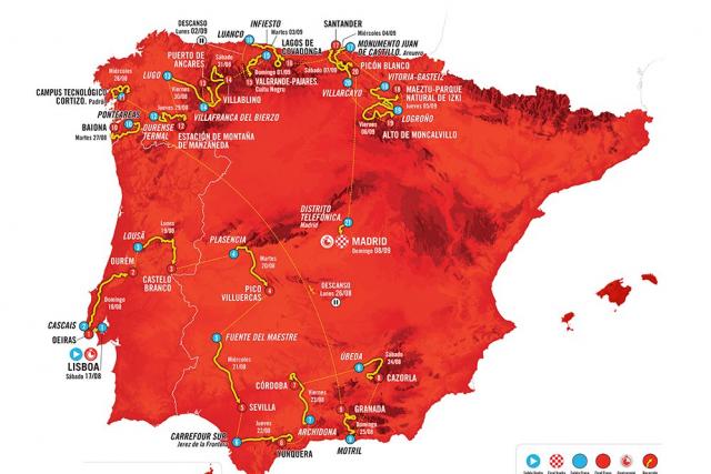 La Vuelta 2024 maintient un itinéraire montagneux passionnant