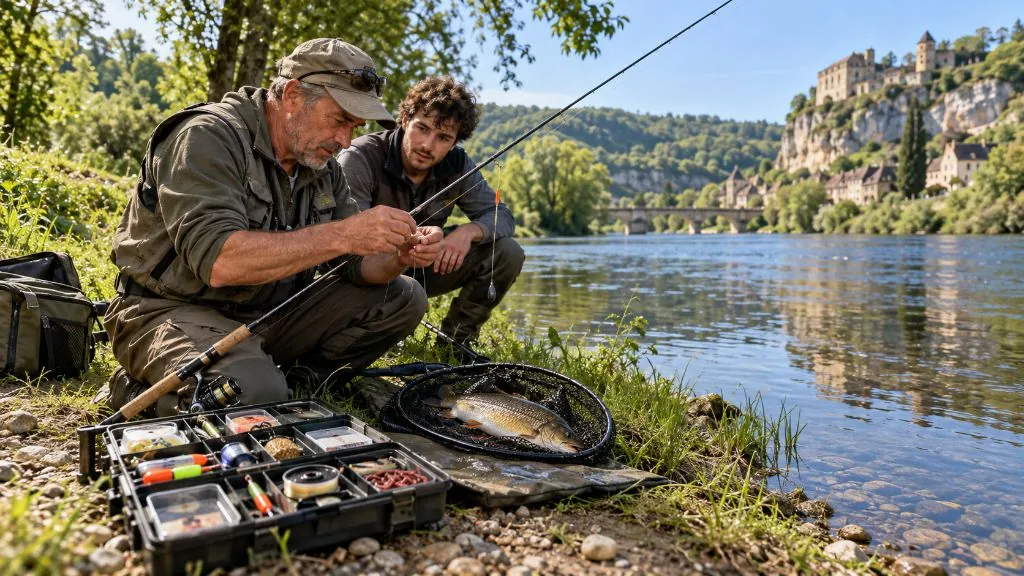 Réussir sa pêche en Dordogne : immersion truite sur le Bandiat